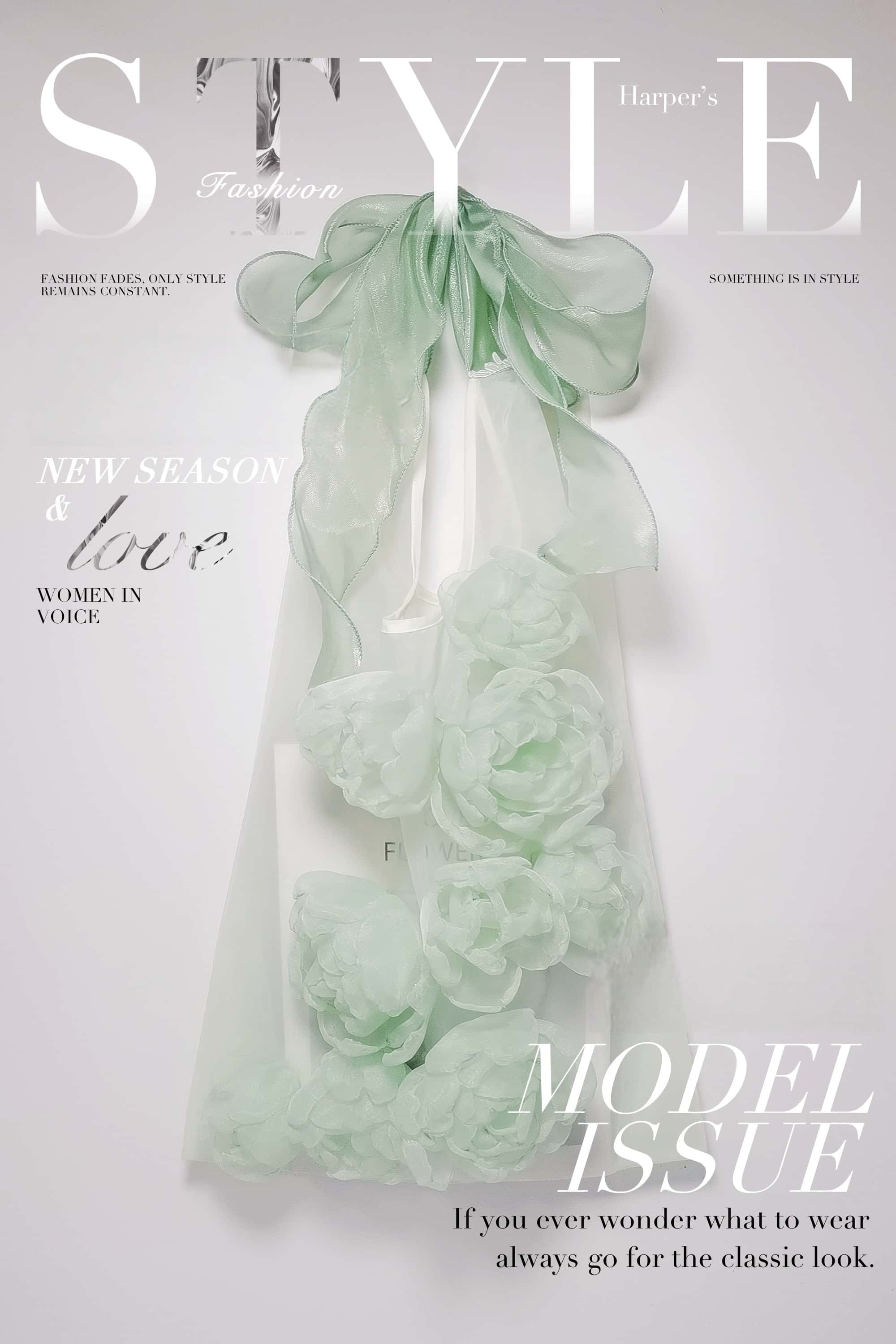 Peony Bud Organza Bag