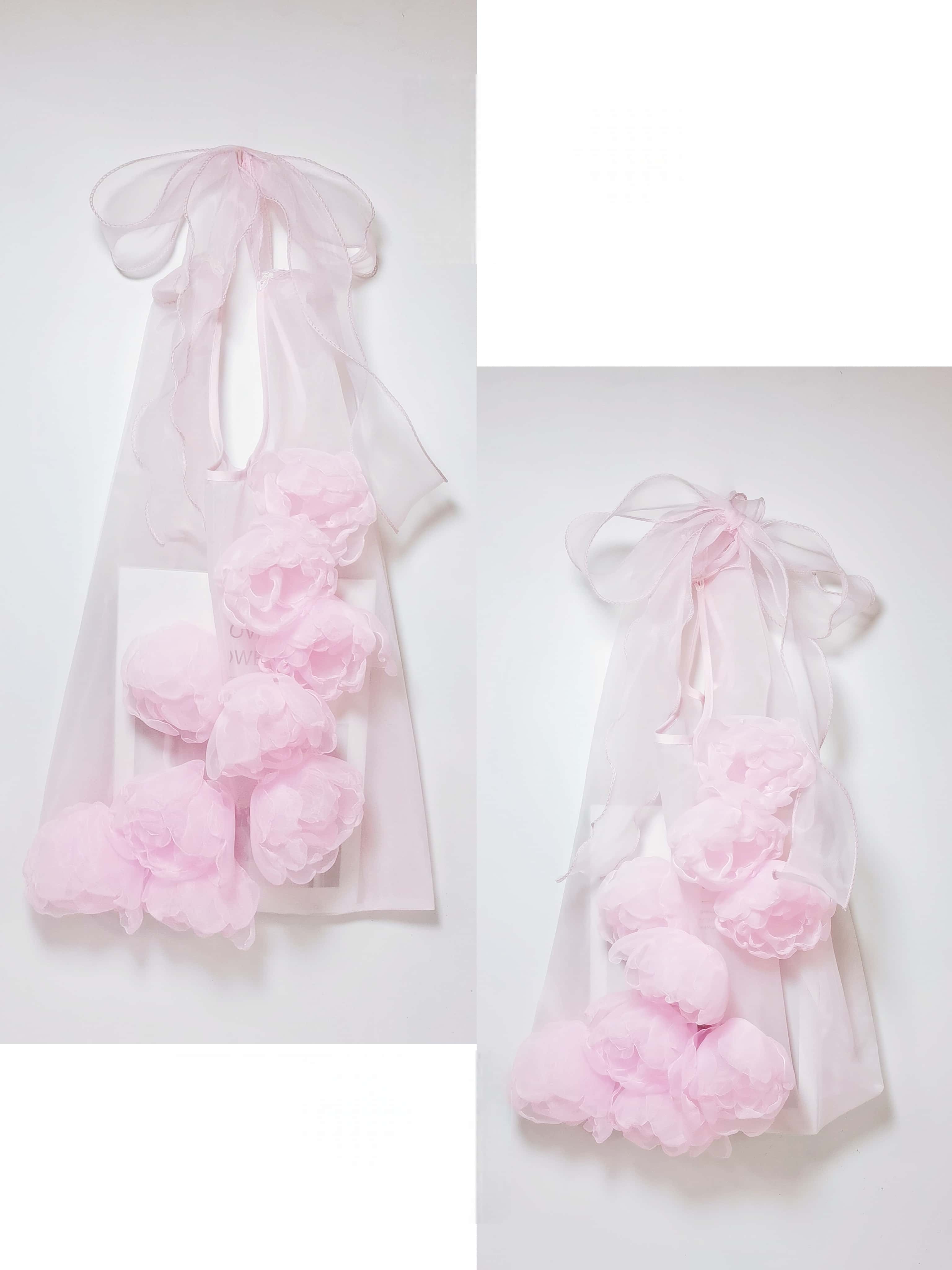 Peony Bud Organza Bag